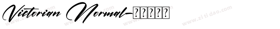 Victorian Normal字体转换